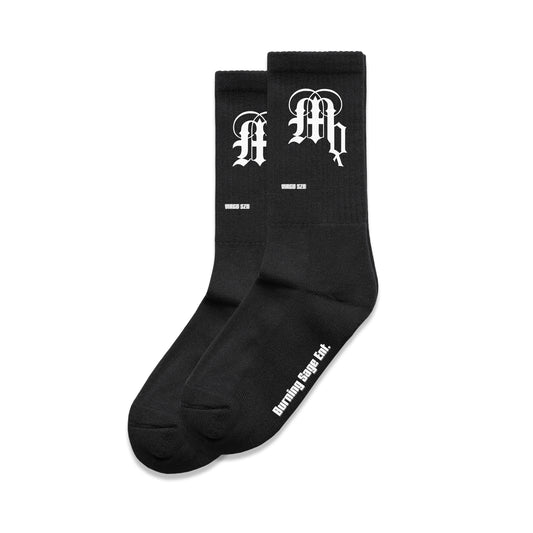 VIRGO WRLD LOGO SOCKS